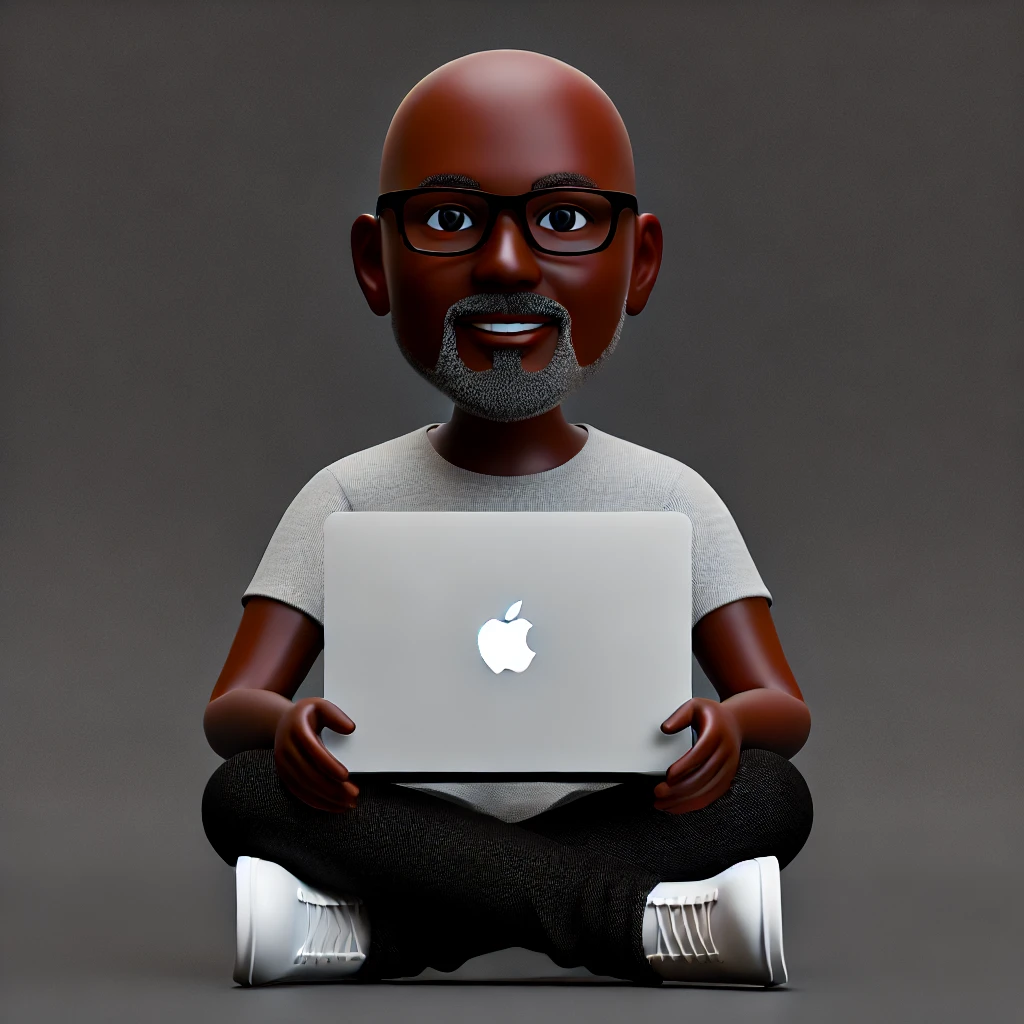 Bobby Franklin at MacBook